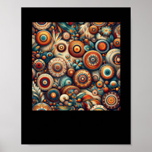 The Australian Aboriginal Art And Culture Sticker Poster