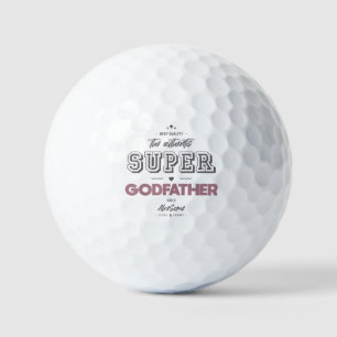 The authentic super godfather golf balls