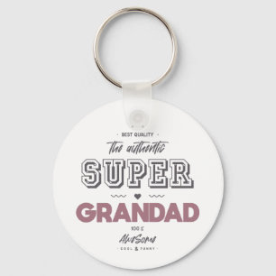 The authentic super grandad key ring