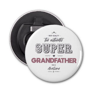 the authentic super grandfather bottle opener