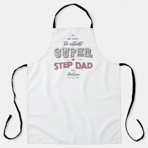 The authentic super step dad apron