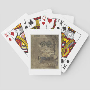 The Author and his Publisher, 1784 (grey wash and Playing Cards
