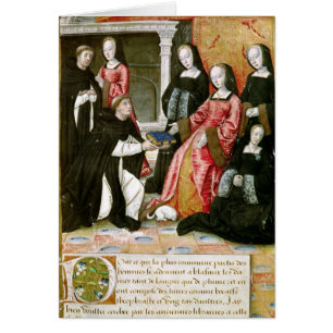 The Author Offering his Book to Anne of