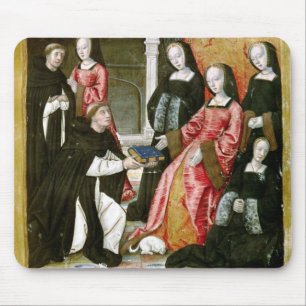 The Author Offering his Book to Anne of Mouse Pad