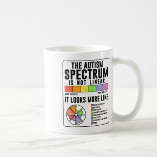 The Autism Spectrum Is Not Linear Autism Awareness Coffee Mug