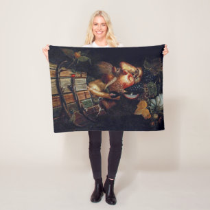 The Autumn, Arcimboldo Fleece Blanket