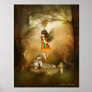 The Autumn Fairy Print