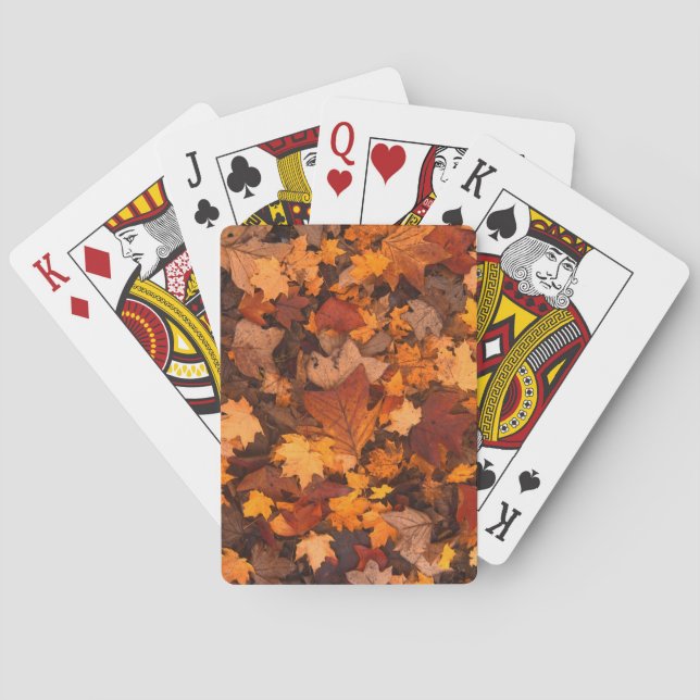 the autumn playing cards (Back)