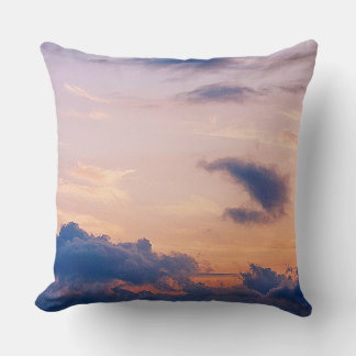 The autumn sky with a sunset cushion
