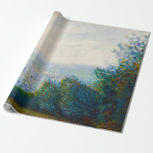The Auvers Valley on the Oise River Renoir Wrapping Paper