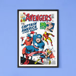 The Avengers #4 Comic Cover Poster<br><div class="desc">Check out the fourth issue of The Avengers comic book,  featuring Captain America,  Thor,  Iron Man,  Giant-Man,  The Wasp,  and the Sub-Mariner!</div>