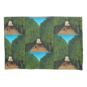The Avenue in the Park at Saint Cloud by Rousseau Pillowcase