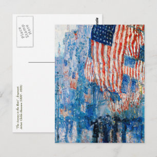 "The Avenue in the Rain" by Childe Hassam Postcard
