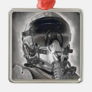 The Aviator Metal Ornament