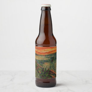 The Avocado Scream Fine Art Vegan Spoof Beer Bottle Label