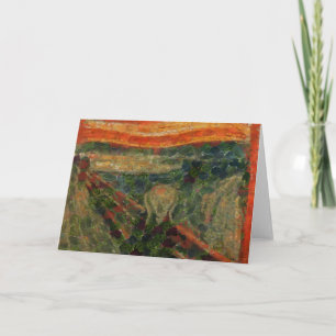 The Avocado Scream Fine Art Vegan Spoof  Card