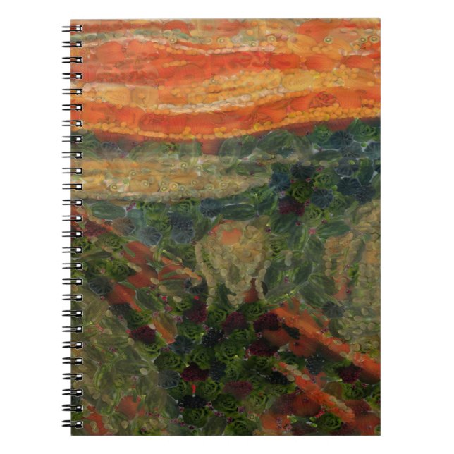 The Avocado Scream Fine Art Vegan Spoof  Notebook (Front)