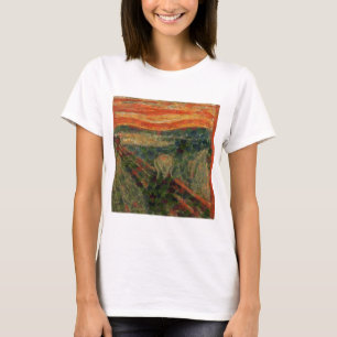 The Avocado Scream Fine Art Vegan Spoof  T-Shirt