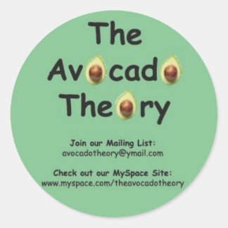 The Avocado Theory sticker #1