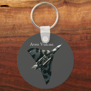 The Avro Vulcan Military Delta Wing Aircraft Key Ring