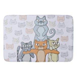 The Awesome Cats Bath Mat