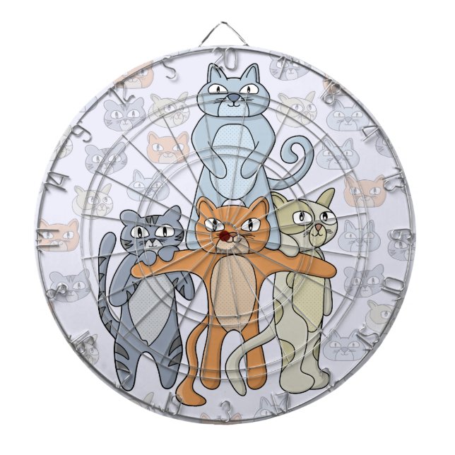 The Awesome Cats Dartboard (Front)