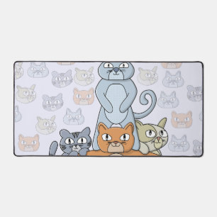 The Awesome Cats Desk Mat