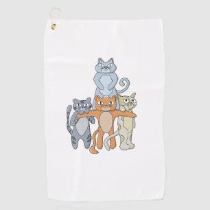 The Awesome Cats Golf Towel