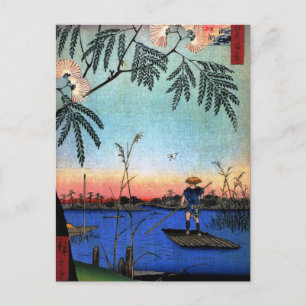 The Ayase River and Kanegafuchi (綾瀬川鐘か淵) Postcard