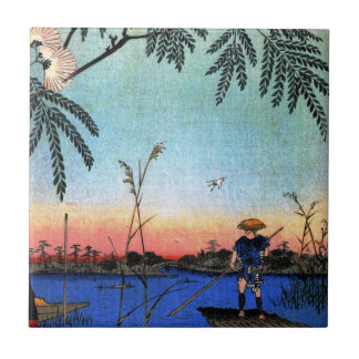 The Ayase River and Kanegafuchi (綾瀬川鐘か淵) Tile