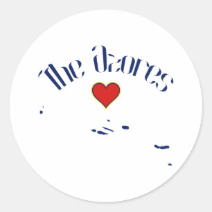 The Azores Classic Round Sticker