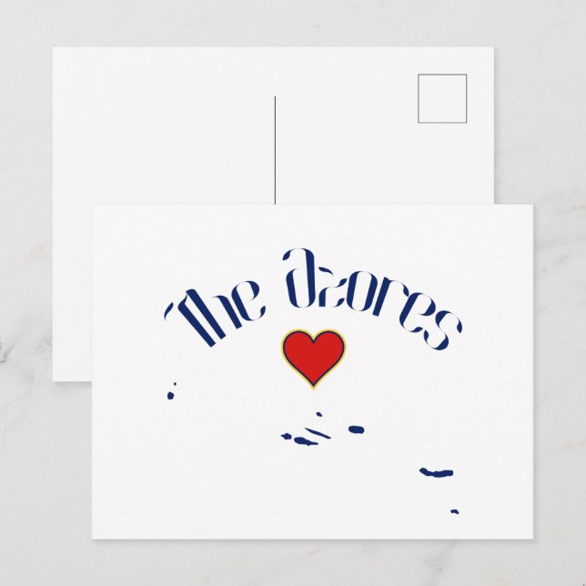 The Azores  Postcard (Front/Back)