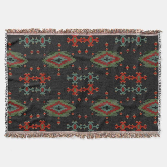 The Aztec Throw Blanket (Front)