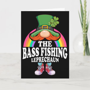 The B Fishing Leprechaun St Patricks Day Costume  Card