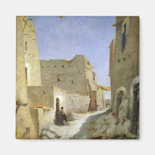 The Bab-El-Gharbi Road, Laghouat, 1859 Magnet