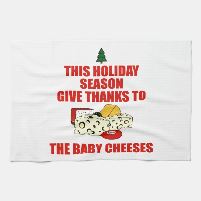 The Baby Cheeses Tea Towel (Horizontal)