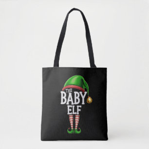 The Baby Elf Group Matching Family Christmas Tote Bag
