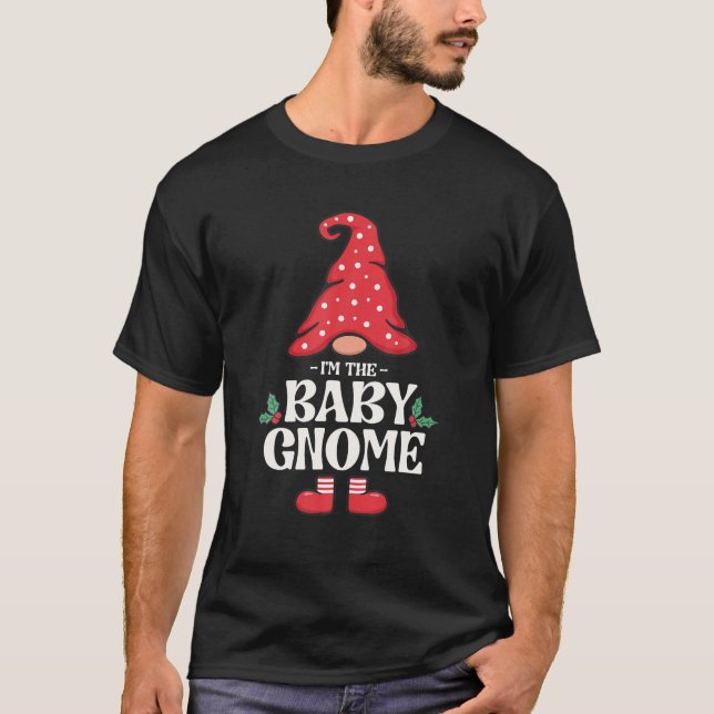 The Baby Gnome Funny Family Matching Group T-Shirt (Front)