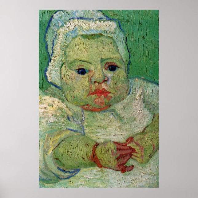The Baby Marcelle Roulin by Vincent van Gogh Poster (Front)
