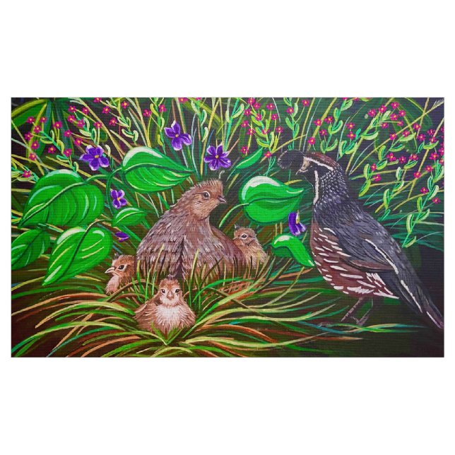 The Baby Quail Fabric (Fat Quarter)