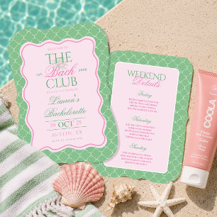 The Bach Club Bachelorette Invitation