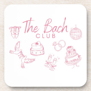 The Bach Club – Bachelorette Party Design Coaster