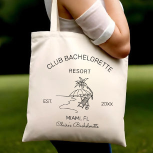 The Bach Club Bachelorette Party Favours Bridesmai Tote Bag