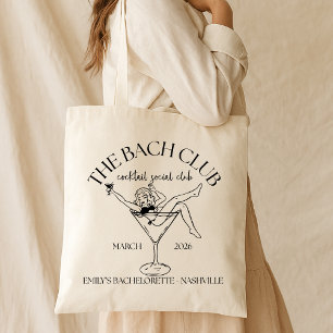 The Bach Club Tote Bag – Cocktail Social Club Bach