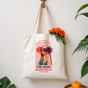The Bach Party Crew Retro Woman Bachelorette Party Tote Bag