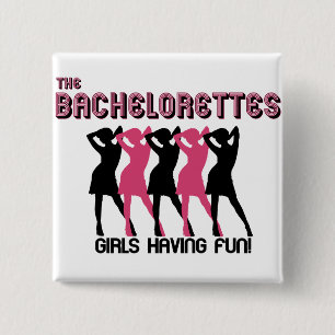 The Bachelorettes 15 Cm Square Badge