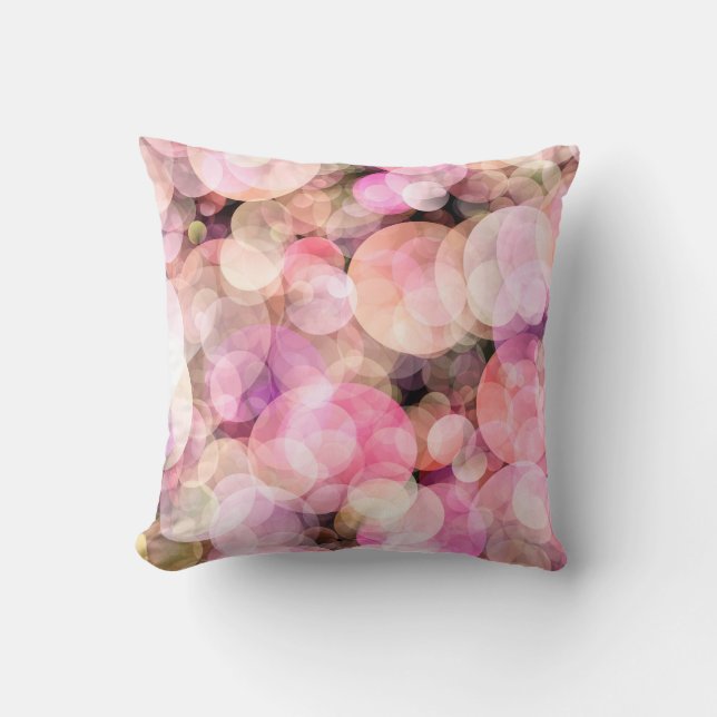 The backdrop of pale yellow bubbles. cushion (Front)