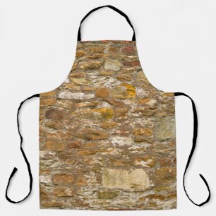 The background and texture stone wall. High resolu Apron