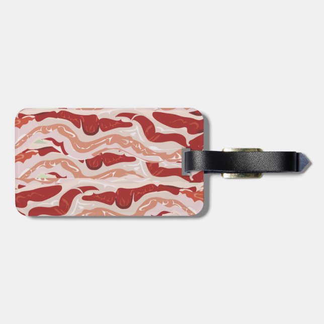 The Bacon Lovers Travel Tag (Back Horizontal)