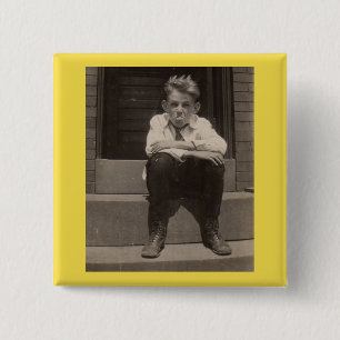 the bad attitude 15 cm square badge